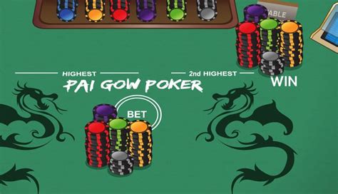 pai gow poker betting strategy